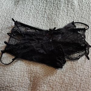 Body Frosting Strappy Lace Panties 2x/ 3X